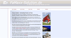 Desktop Screenshot of famaxx-solution.de